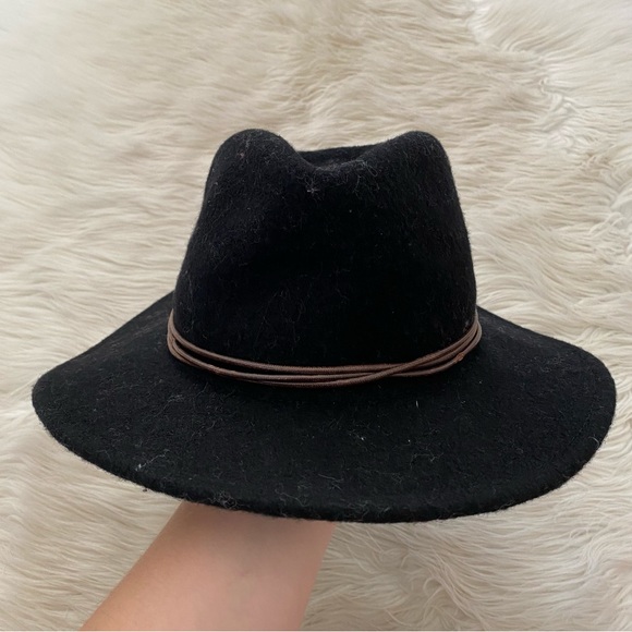 Brixton Black Wool Mesa Fedora Western Hat main image 10